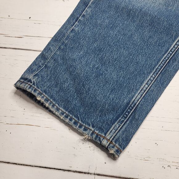 Madewell Darted Barrel Leg Jeans Medium Irmo Wash Button Fly Baggy Ankle 28 - Picture 9 of 13